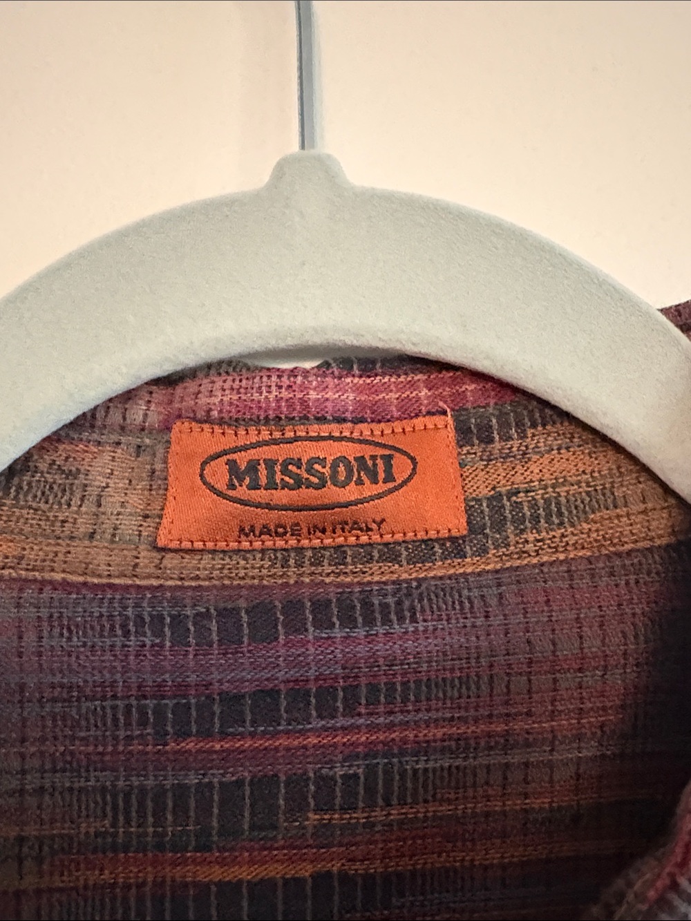 Missoni Men's Long Sleeve Button-Up Multicolor - Picture 2 of 6